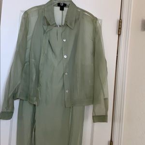 Dress and silk jacket combo new size 14 Sig Olsen